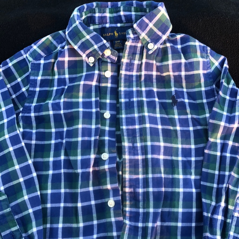 Boys 4/4t Ralph Lauren-Long Sleeved shirt